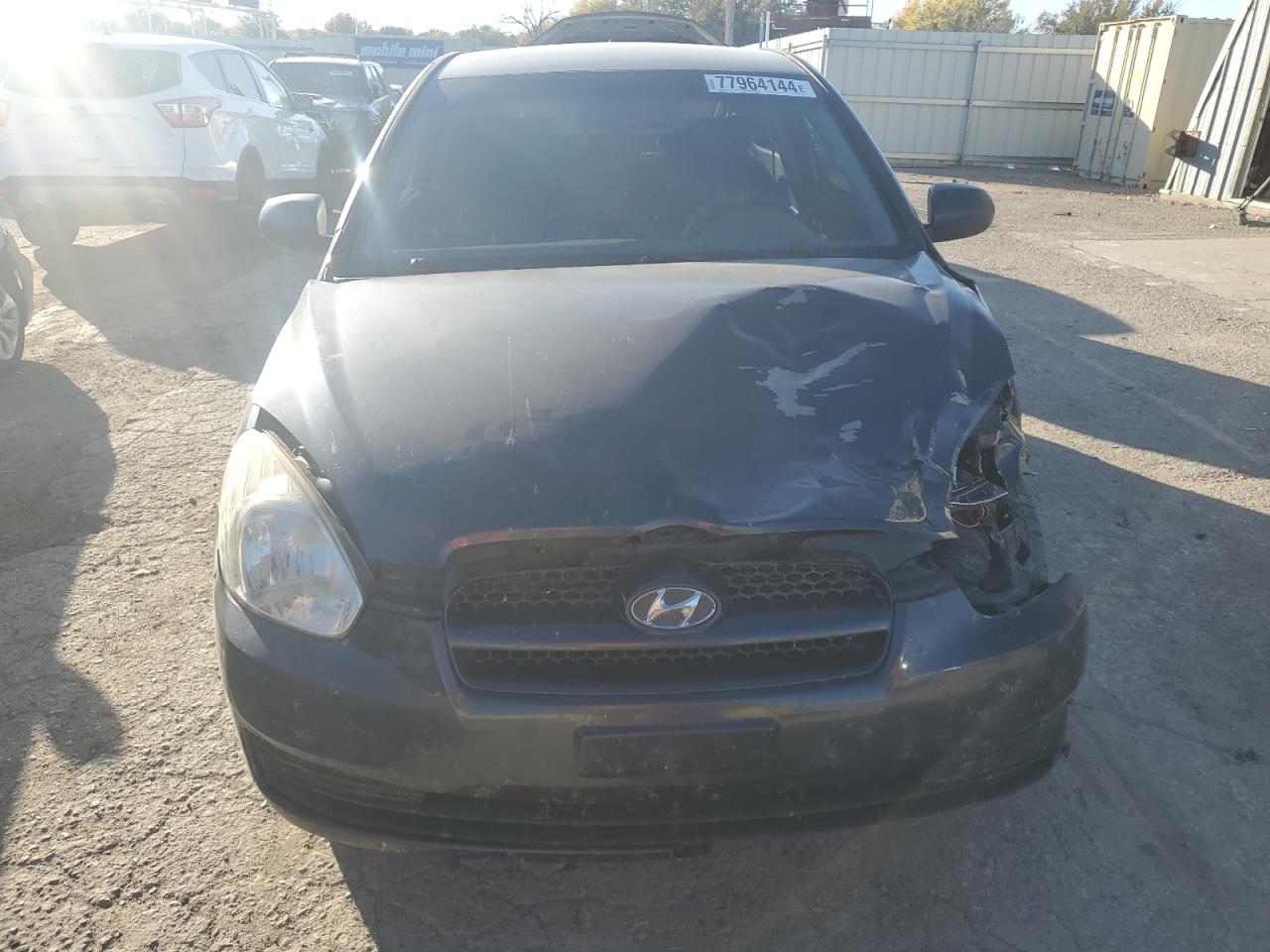 2011 Hyundai Accent VIN KMHCM3AC6BU192365 Copart auction photo, front end / side damage thumbnail 5