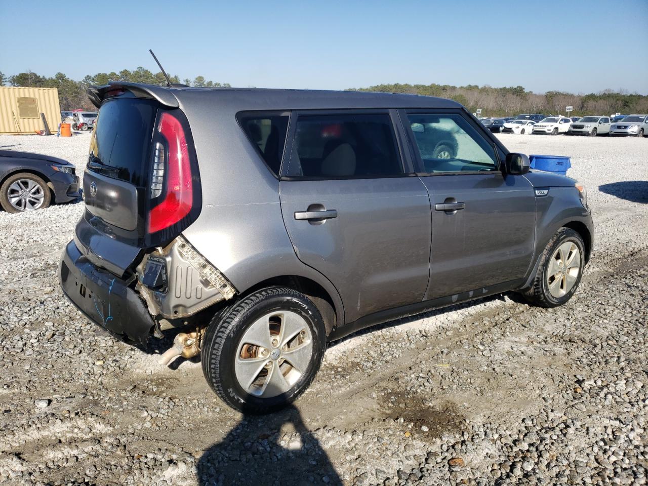 2016 KIA Soul VIN KNDJN2A25G7273468 Copart auction photo, rear end damage thumbnail 3