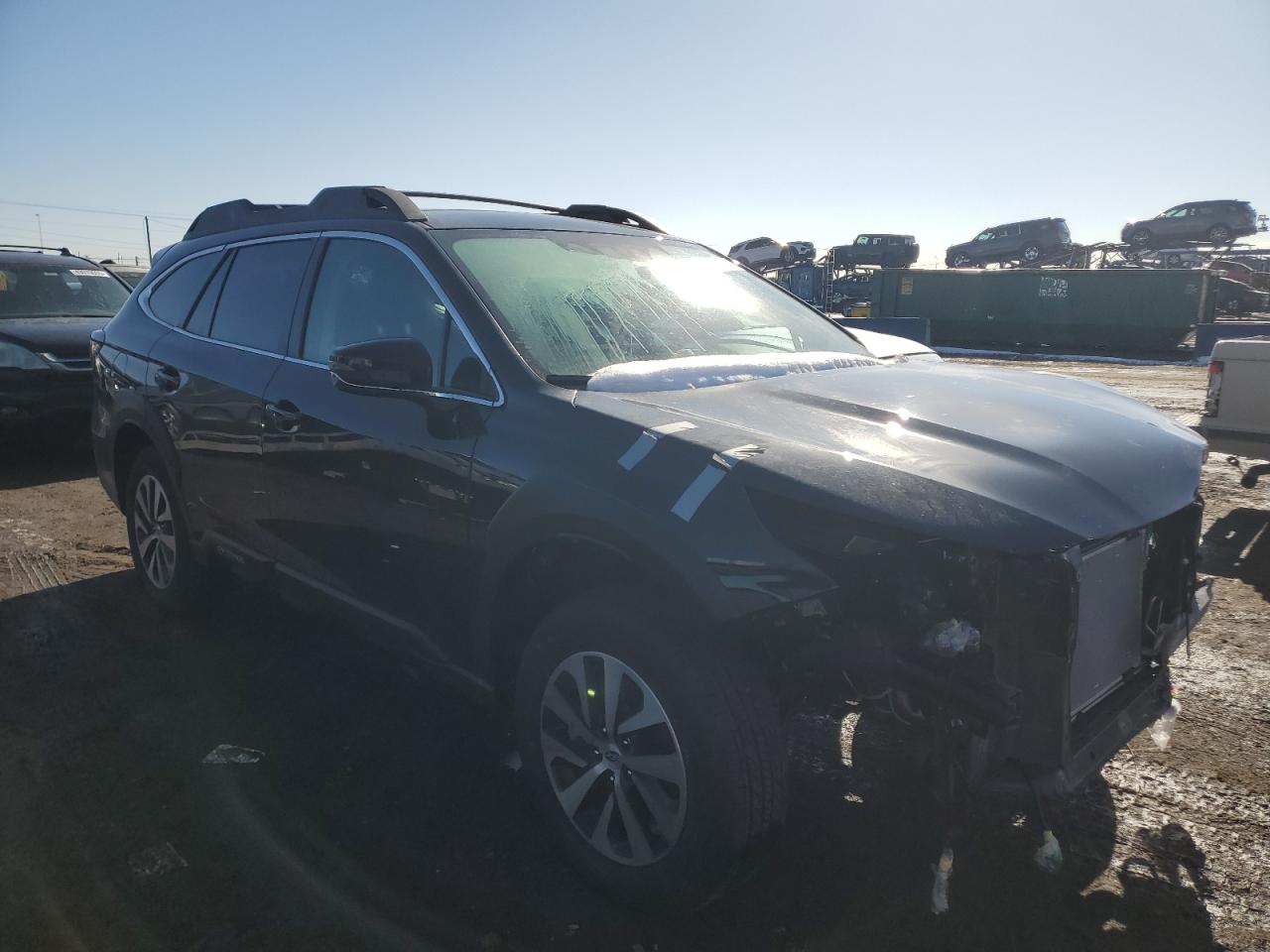 2025 Subaru Outback VIN 4S4BTACC4S3150105 Copart auction photo, front end / rejected repair damage thumbnail 4