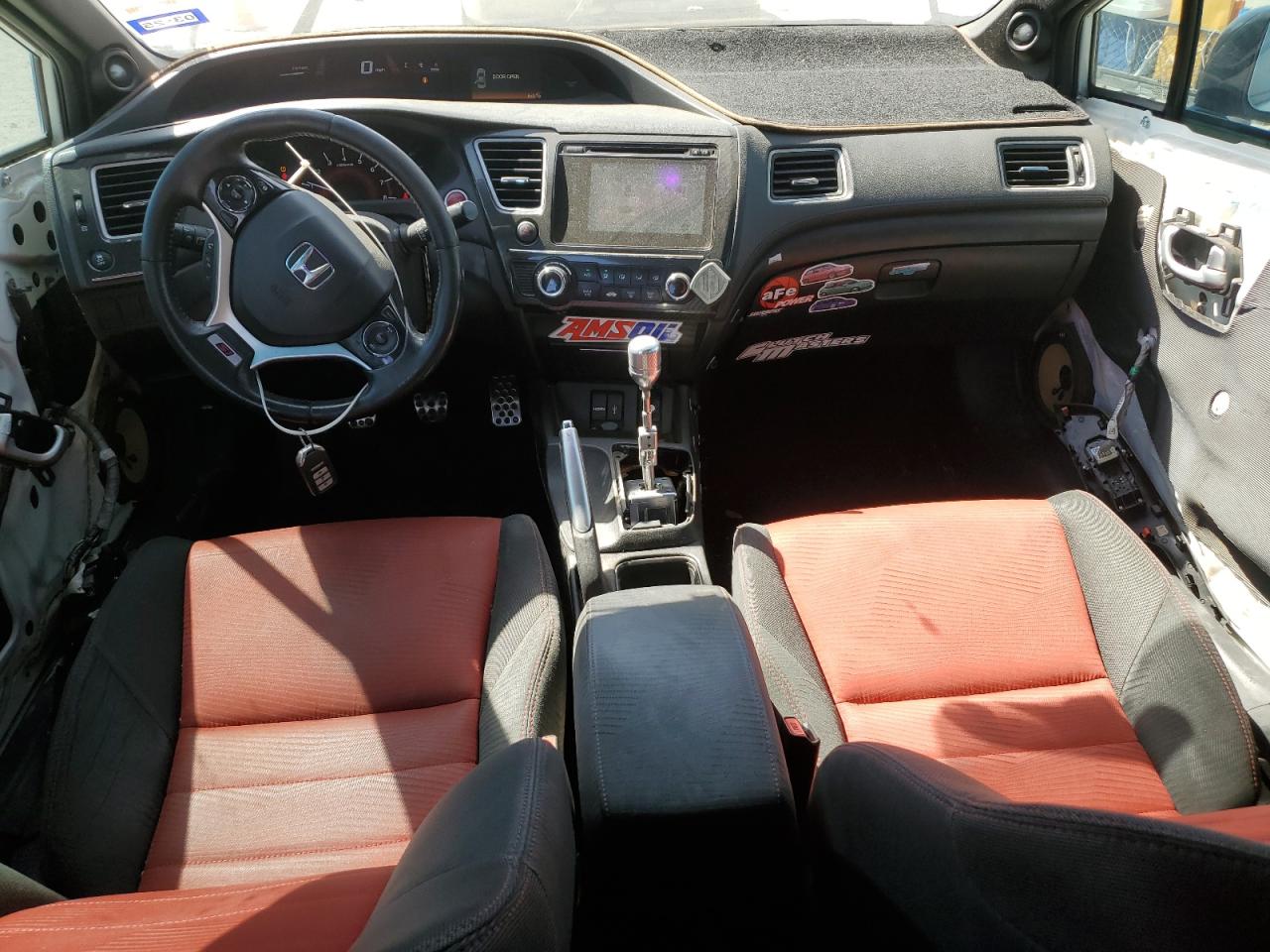 2015 Honda Civic VIN 2HGFB6E53FH700810 Copart auction photo, front end / minor dent/scratches damage thumbnail 8