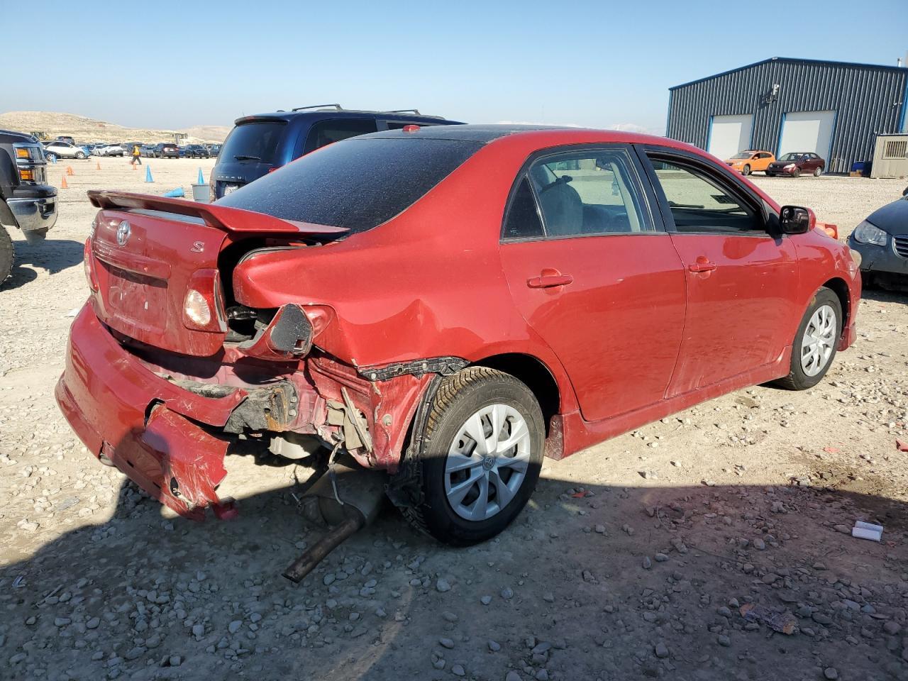 2009 Toyota Corolla VIN 2T1BU40E29C007373 Copart auction photo, rear end damage thumbnail 3