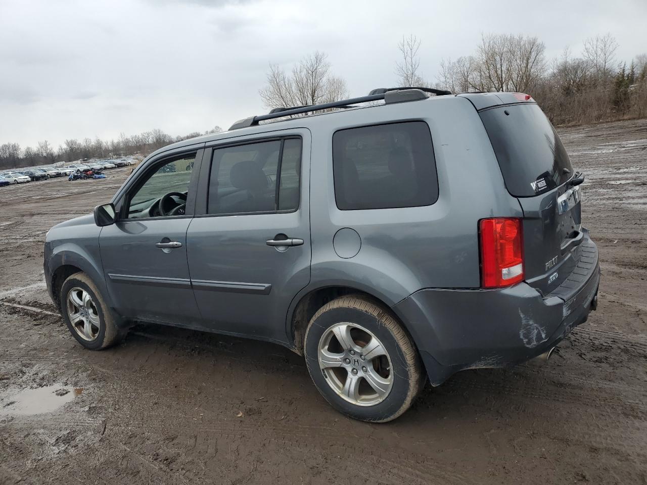2013 Honda Pilot VIN 5FNYF4H44DB065909 Copart auction photo, side / rear end damage thumbnail 2