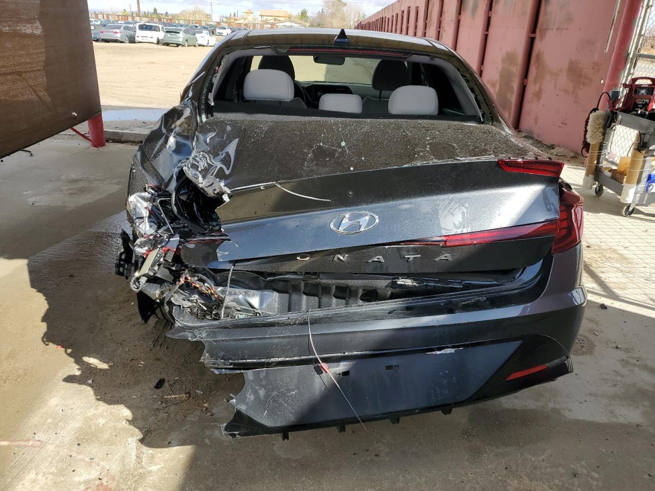 2023 Hyundai Sonata VIN KMHL14JA5PA332556 Copart auction photo, rear end damage thumbnail 6