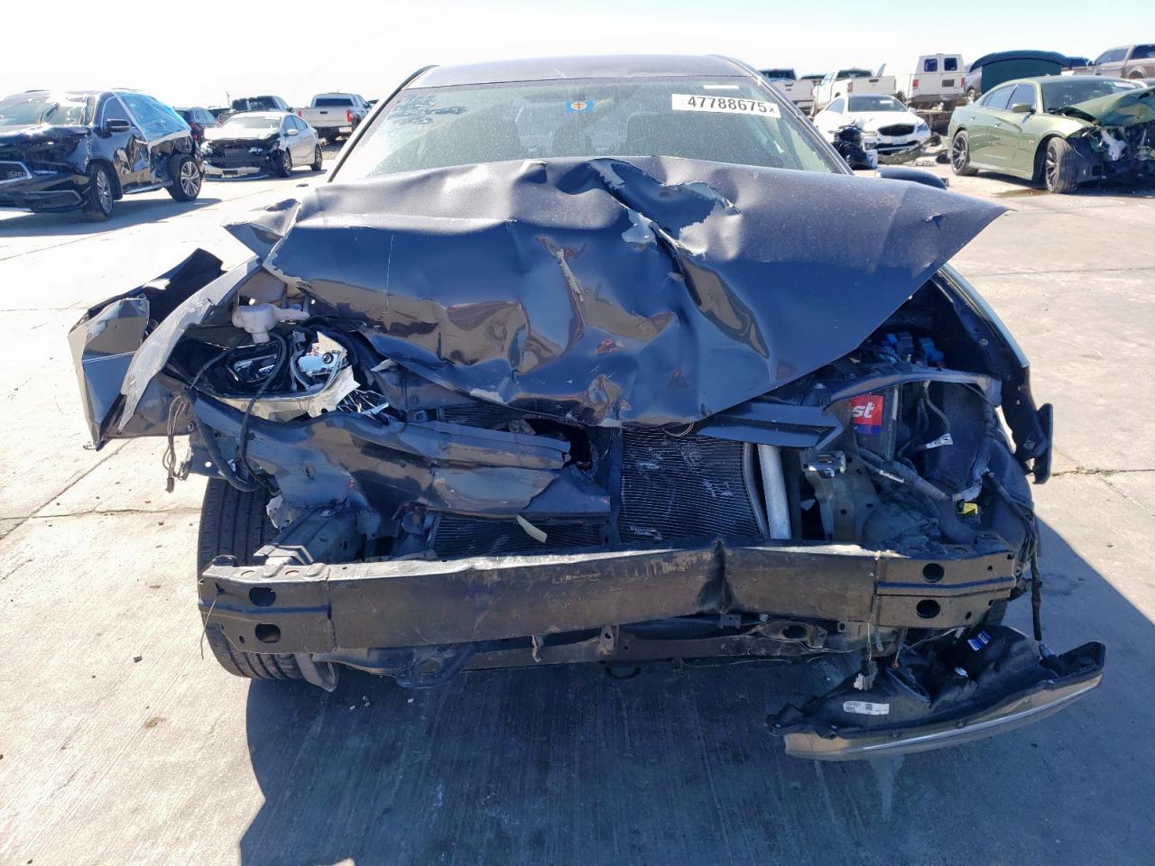 2015 Toyota Corolla VIN 5YFBURHE8FP350802 Copart auction photo, front end damage thumbnail 5