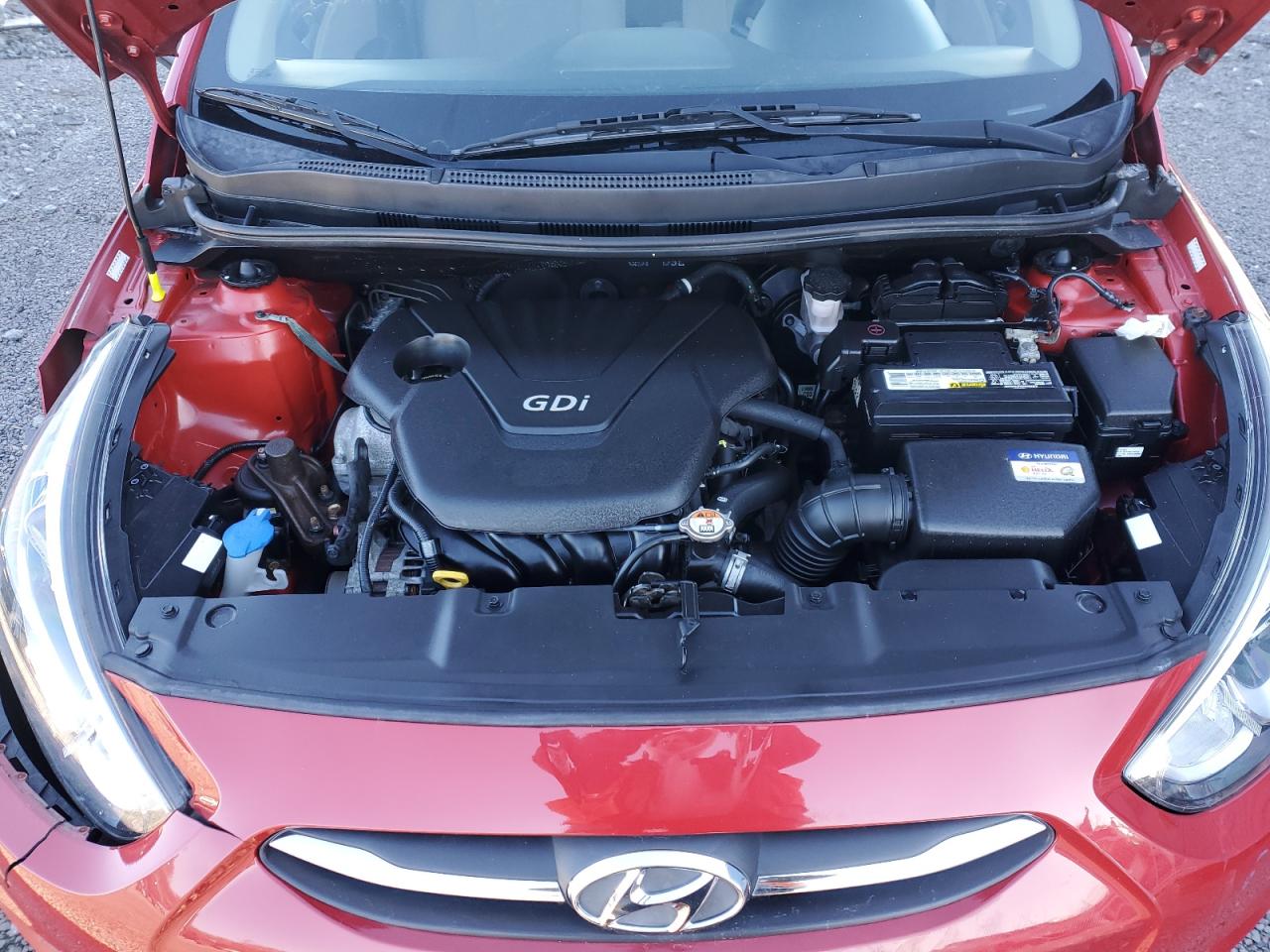2016 Hyundai Accent VIN KMHCT4AE6GU150778 Copart auction photo, front end damage thumbnail 11