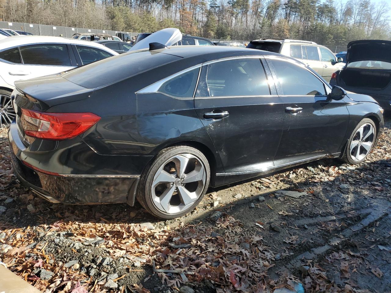 2018 Honda Accord VIN 1HGCV1F99JA144556 Copart auction photo, front end / rear end damage thumbnail 3