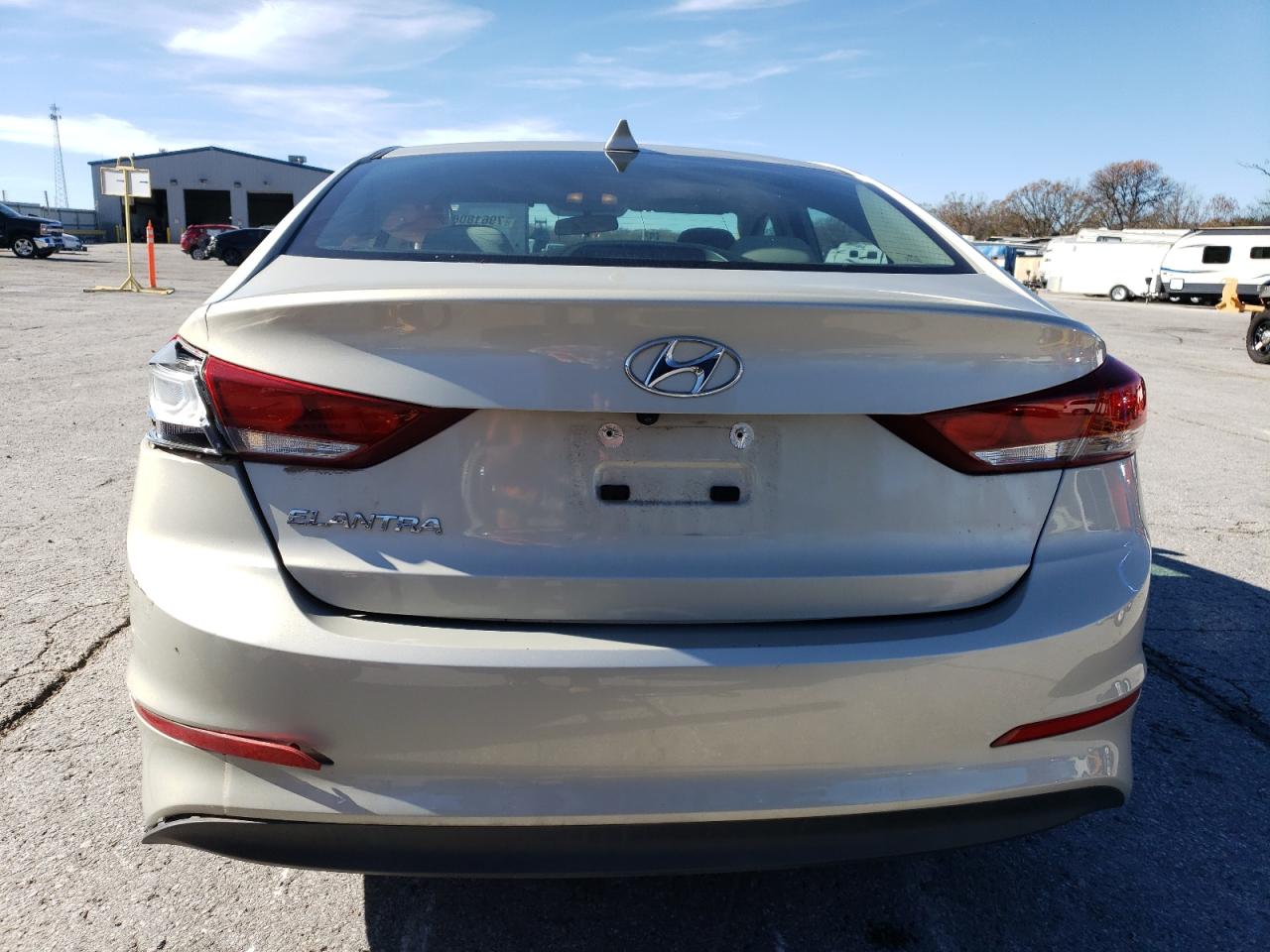 2018 Hyundai Elantra VIN 5NPD84LF9JH371082 Copart auction photo, side damage thumbnail 6