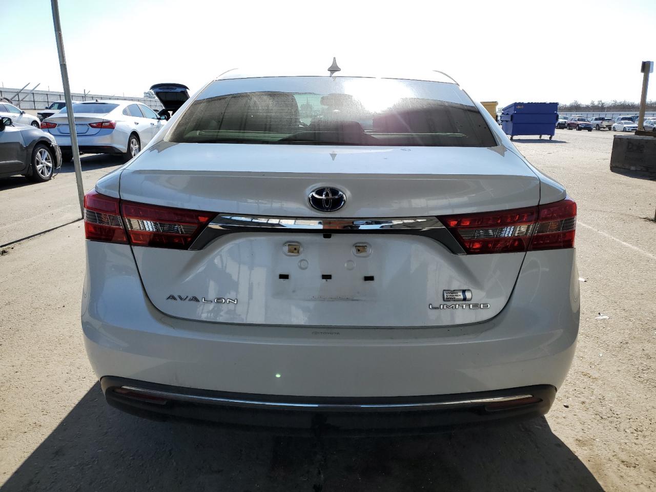 2018 Toyota Avalon VIN 4T1BD1EB7JU064622 Copart auction photo, side / rear end damage thumbnail 6