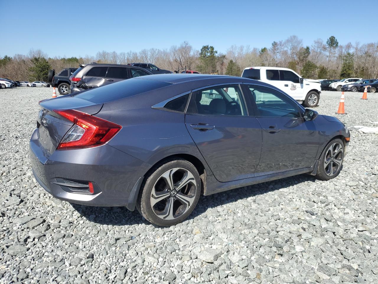2016 Honda Civic VIN 2HGFC2F52GH537119 Copart auction photo, front end / side damage thumbnail 3