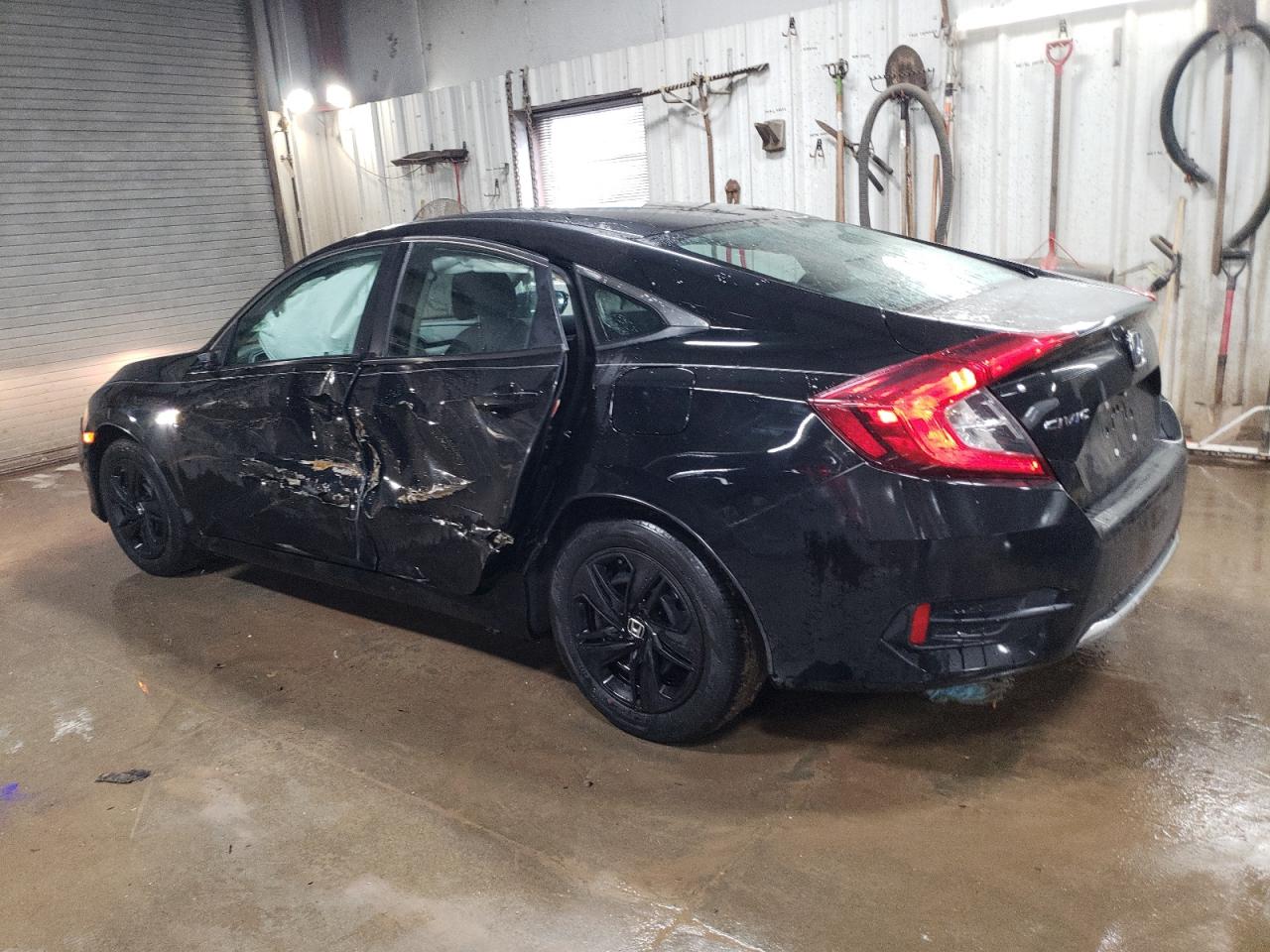 2020 Honda Civic VIN 2HGFC2F66LH522982 Copart auction photo, side damage thumbnail 2