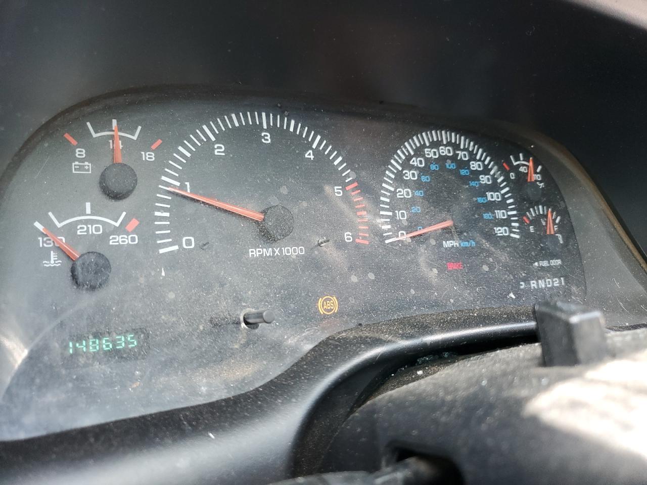 1999 Dodge RAM VIN 3B7HC12Y5XG197336 Copart auction photo, top/roof damage thumbnail 9