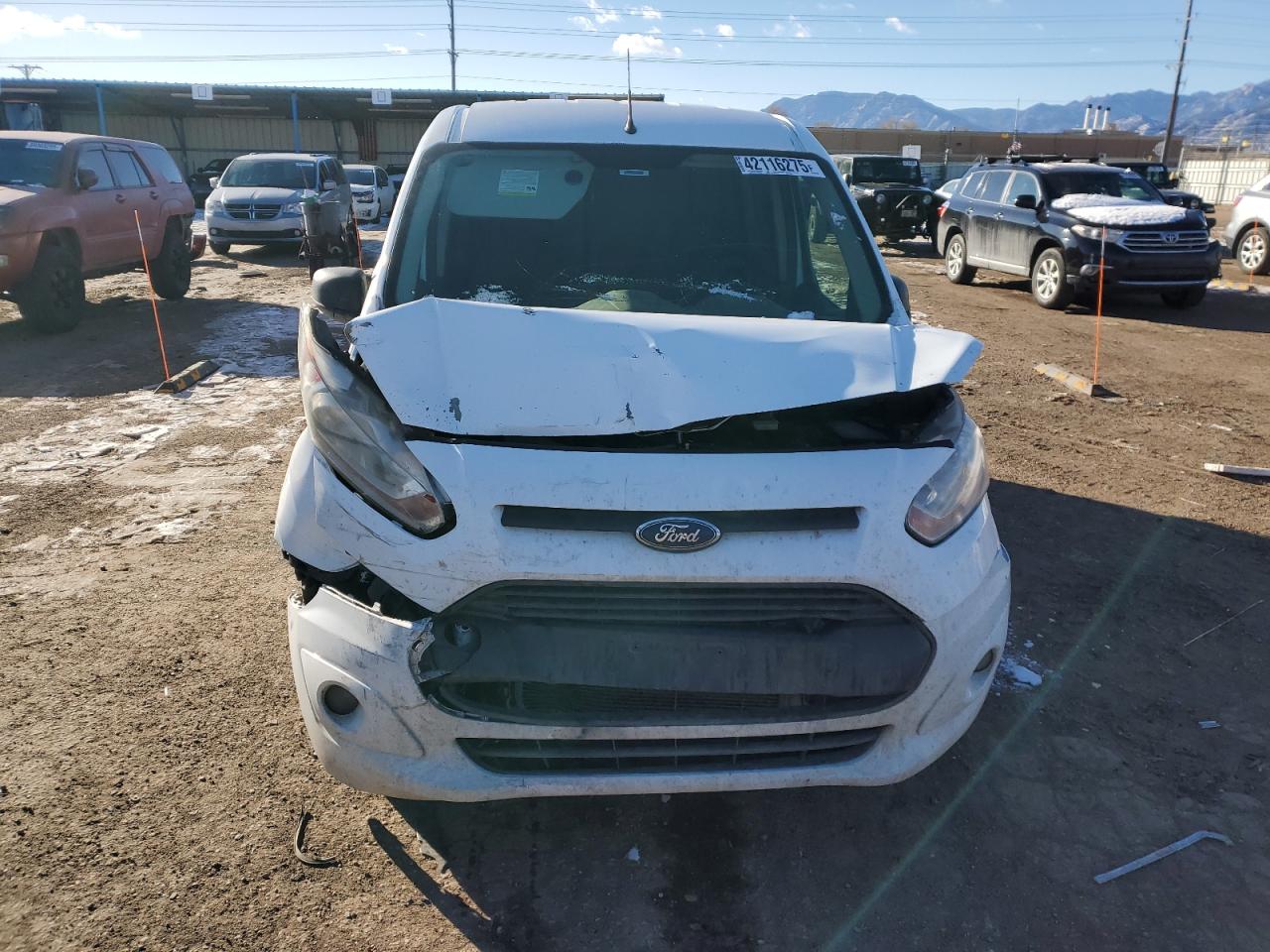 2016 Ford Transit VIN NM0LS7F78G1235624 Copart auction photo, front end / rear end damage thumbnail 5