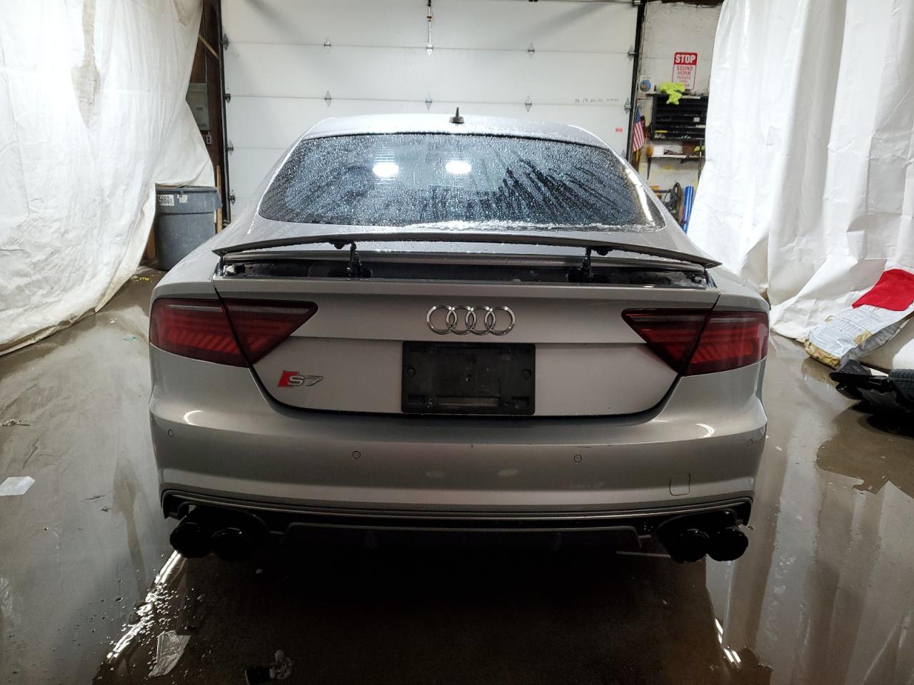 2017 Audi S7 VIN WAUWFAFC1HN026473 Copart auction photo, front end / side damage thumbnail 6