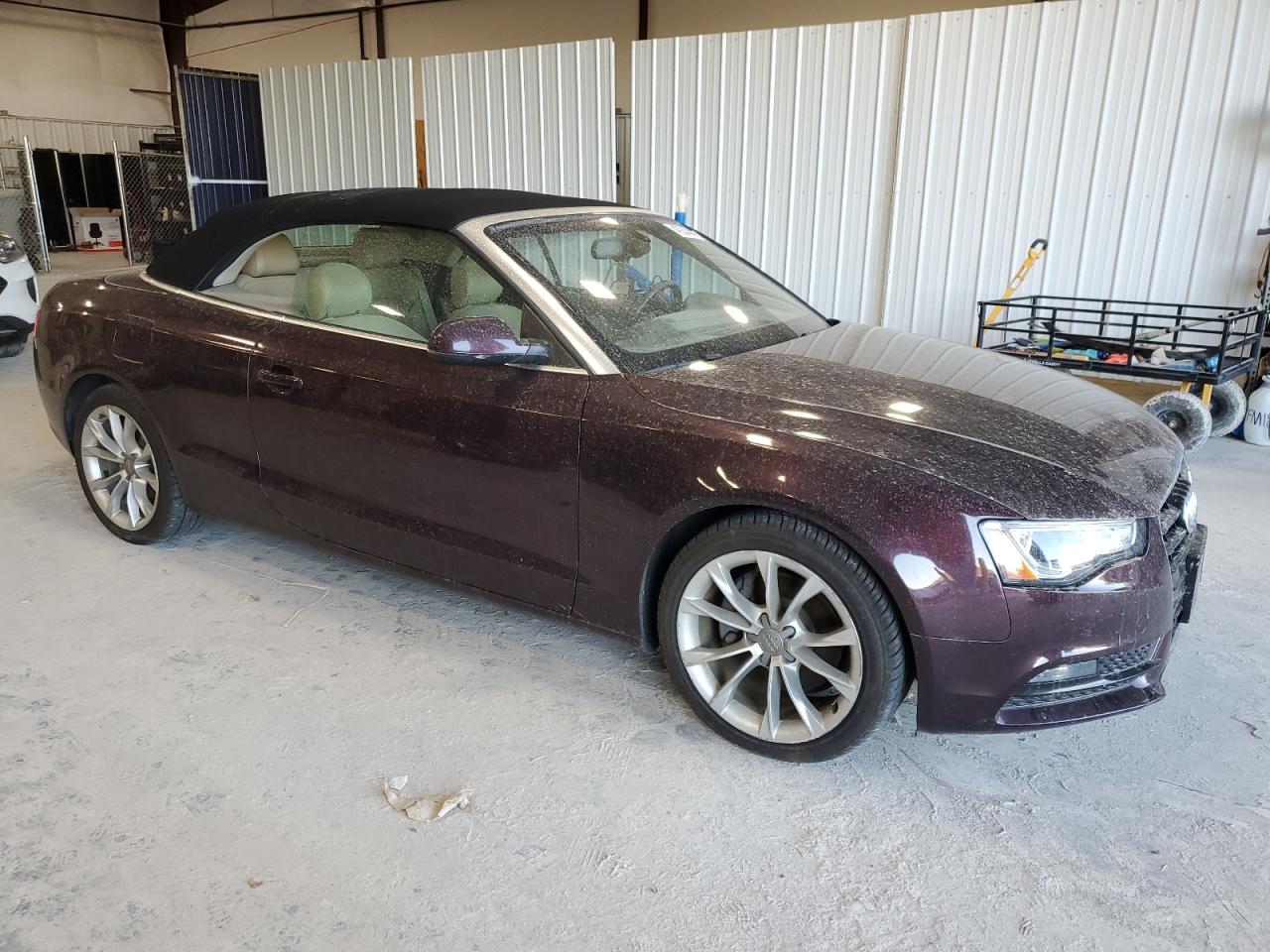 2014 Audi A5 VIN WAULFAFH3EN009815 Copart auction photo, minor dent/scratches damage thumbnail 4