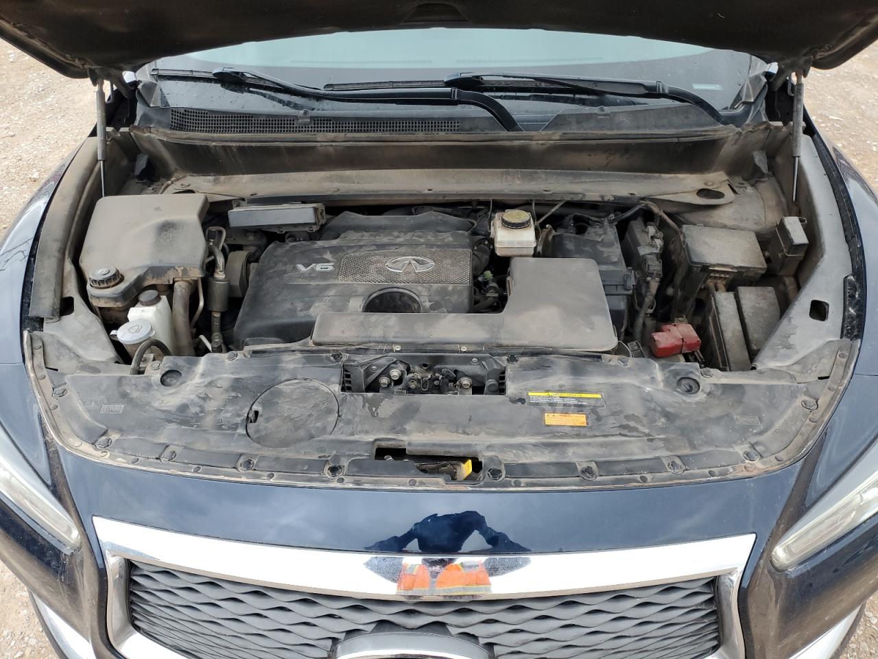 2017 Infiniti QX60 VIN 5N1DL0MN4HC556381 Copart auction photo, rear end / minor dent/scratches damage thumbnail 12