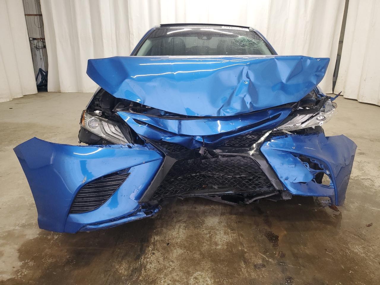 2019 Toyota Camry VIN 4T1B61HK4KU276837 Copart auction photo, front end / side damage thumbnail 5