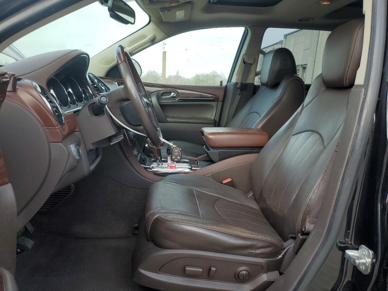 2013 Buick Enclave VIN 5GAKRCKD0DJ199715 Copart auction photo, front end damage thumbnail 7