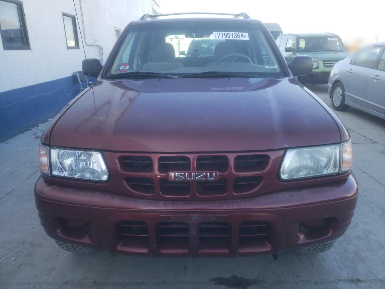 2002 Isuzu Rodeo VIN 4S2DM58W824313096 Copart auction photo, rear end damage thumbnail 5