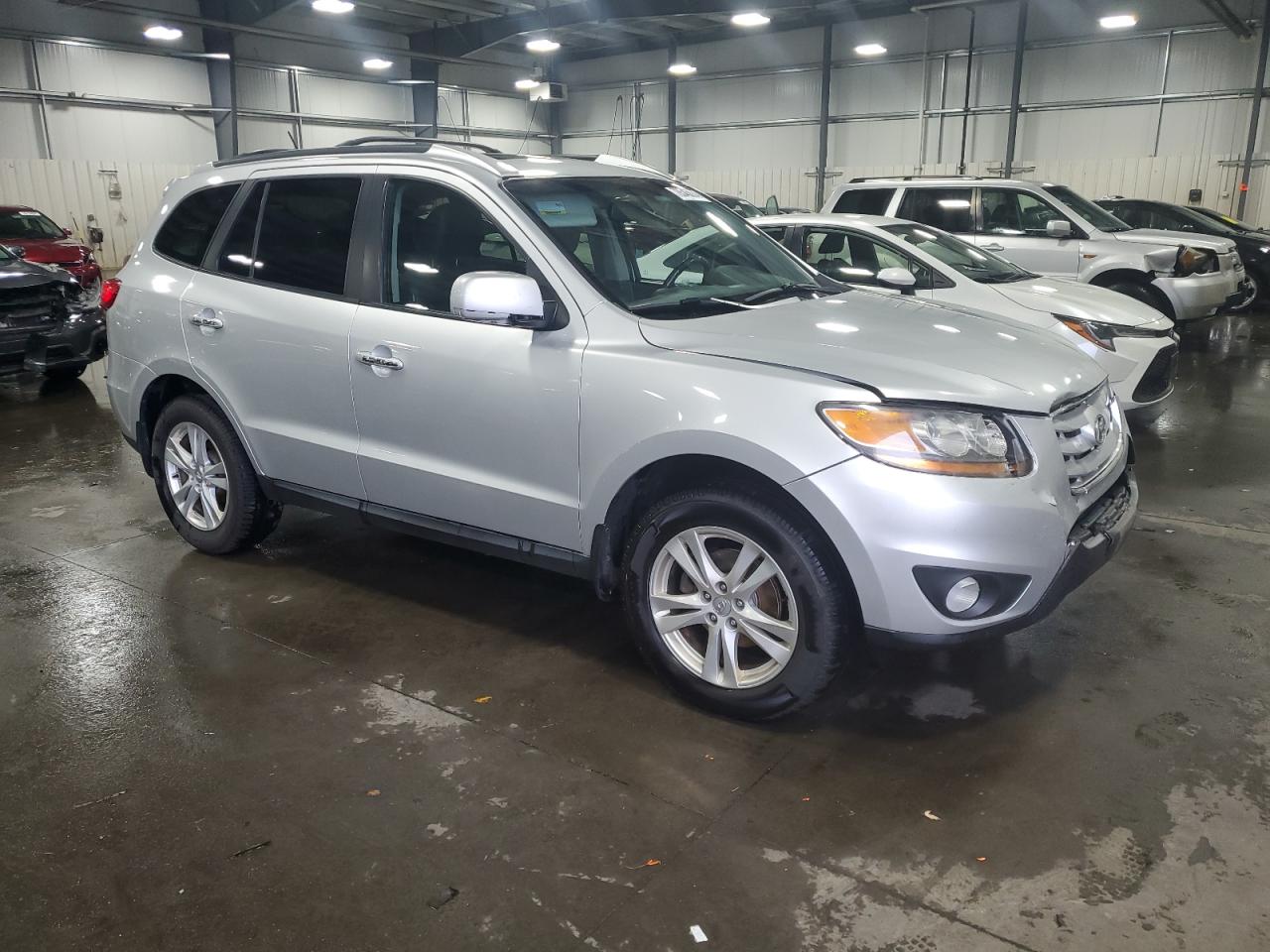 2011 Hyundai Santa Fe VIN 5XYZKDAG0BG072088 Copart auction photo, front end damage thumbnail 4