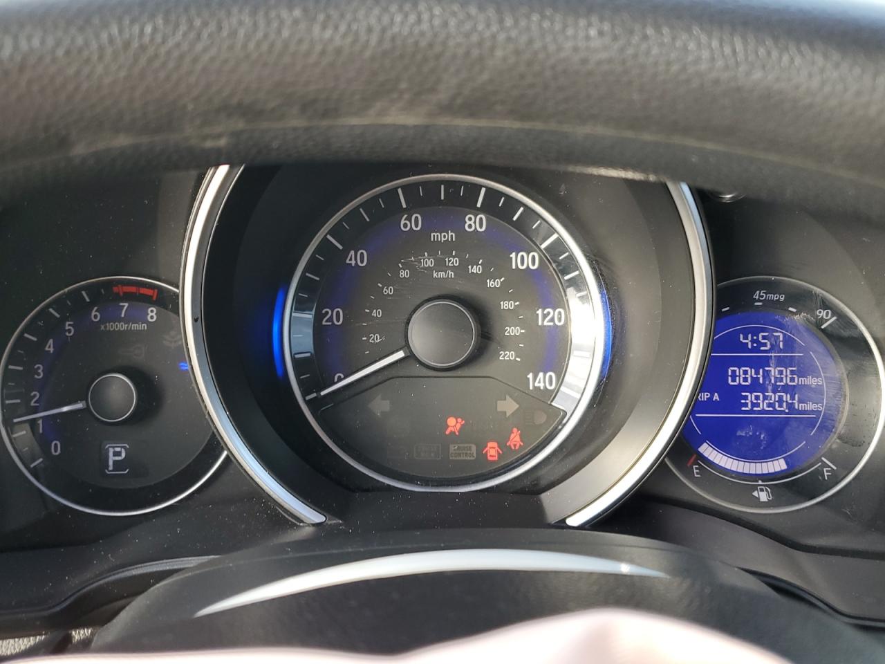 2016 Honda Fit VIN JHMGK5H72GX045691 Copart auction photo, front end / rear end damage thumbnail 9