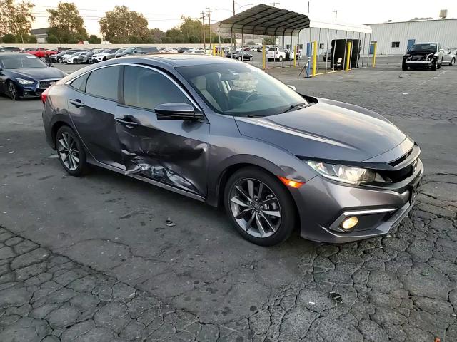 2020 Honda Civic VIN 19XFC1F39LE221620 Copart auction photo, side damage thumbnail 11