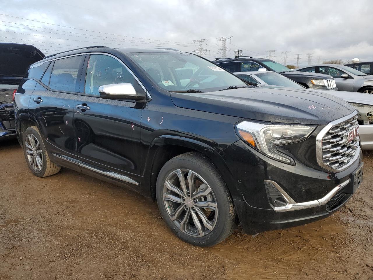 2018 GMC Terrain VIN 3GKALXEX6JL372896 Copart auction photo, rear end / hail damage thumbnail 4