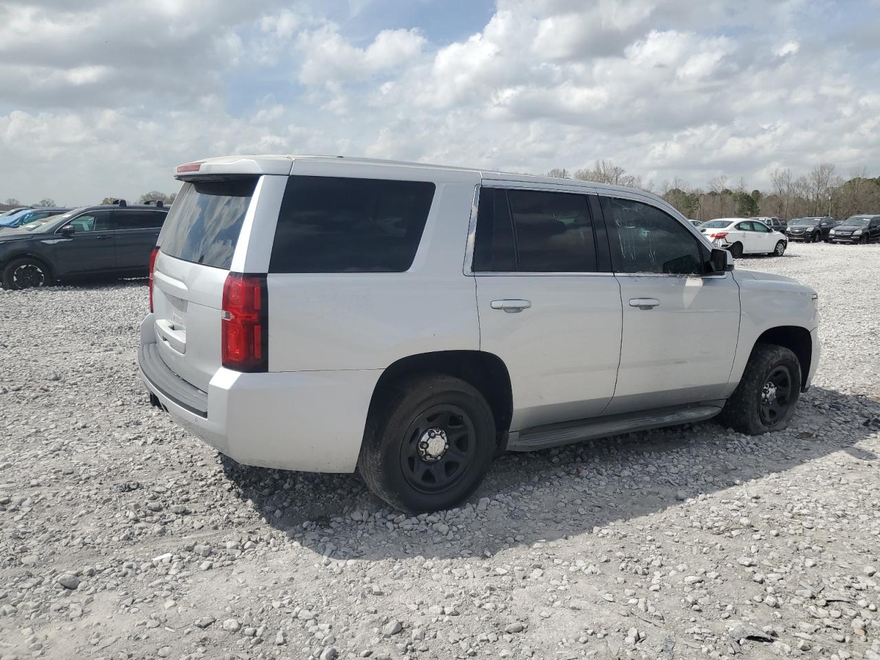 2015 Chevrolet Tahoe VIN 1GNLC2ECXFR277639 Copart auction photo, front end / vandalism damage thumbnail 3