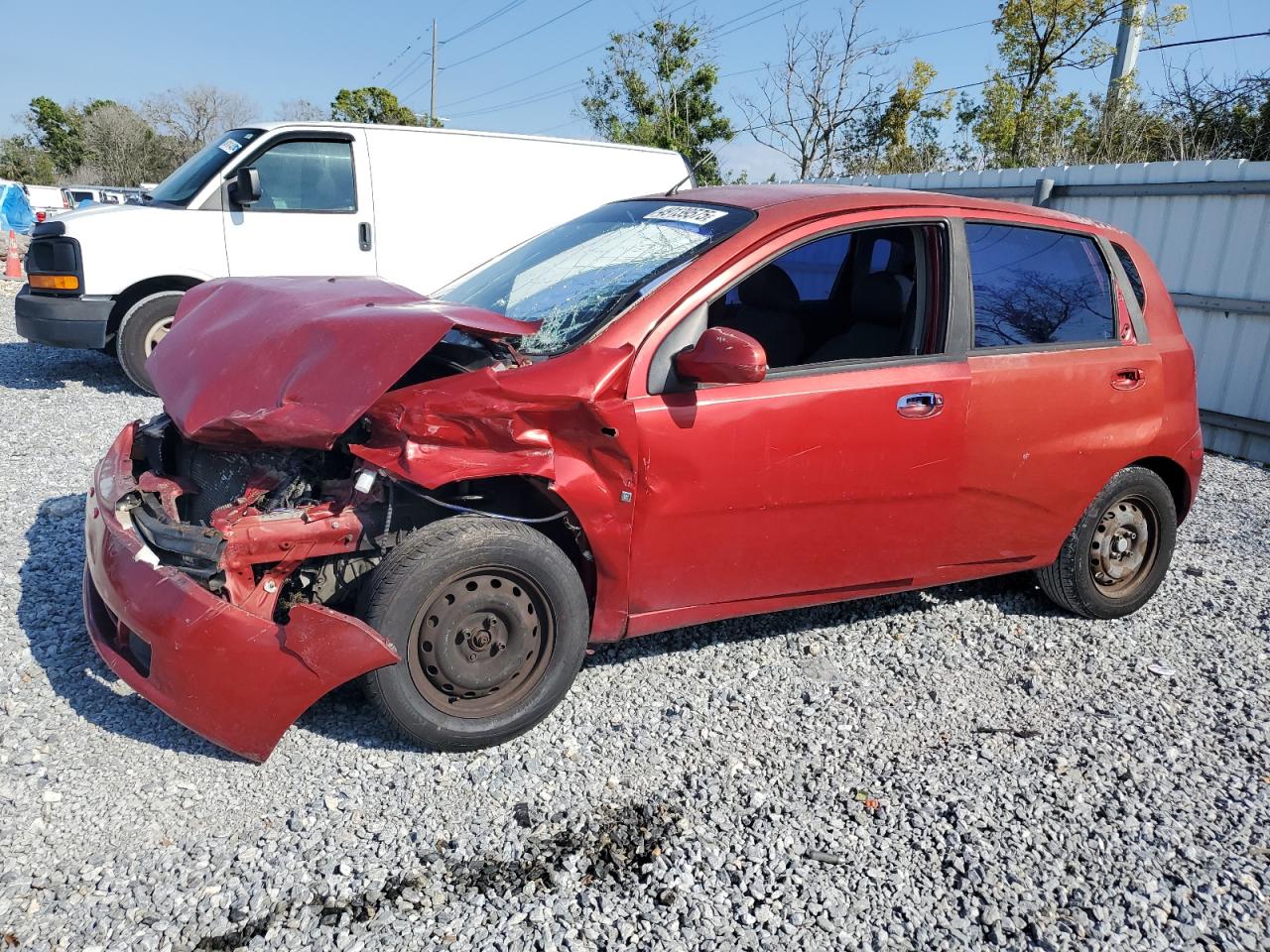 2008 Chevrolet Aveo VIN KL1TD66628B249472 - Copart auction photo
