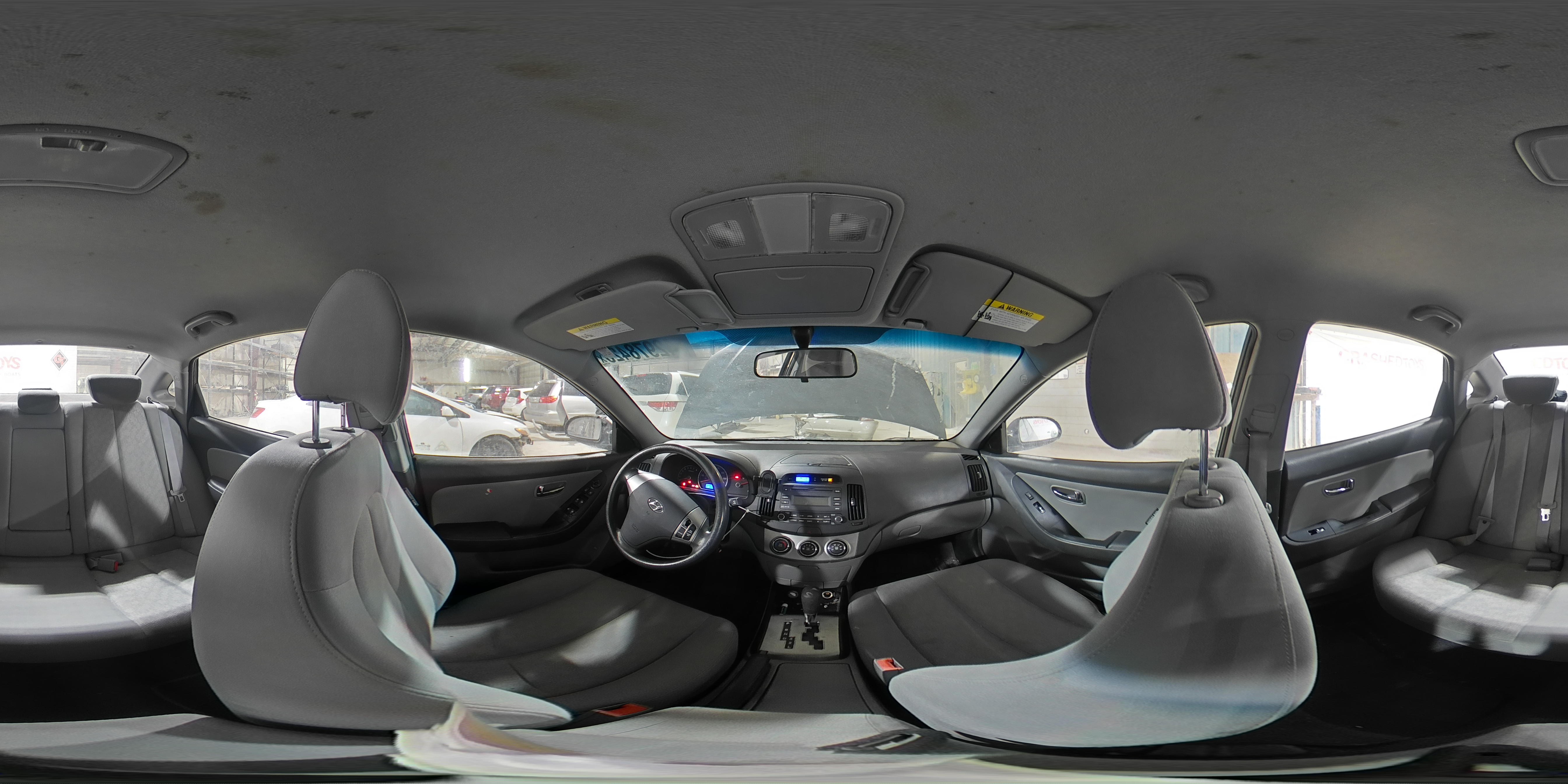 2010 Hyundai Elantra VIN KMHDU4AD9AU858085 Copart auction photo, front end / undercarriage damage thumbnail 12