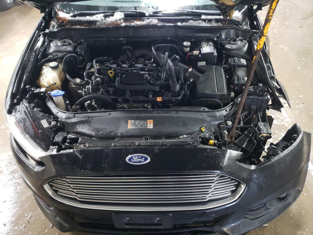 2014 Ford Fusion VIN 3FA6P0HD1ER133845 Copart auction photo, side / front end damage thumbnail 11