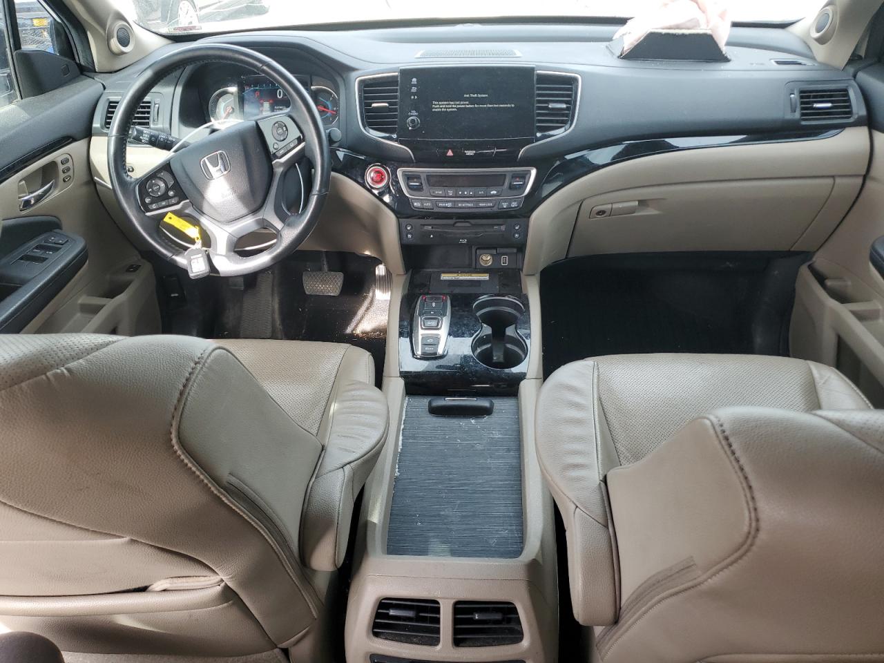 2019 Honda Pilot VIN 5FNYF6H01KB021629 Copart auction photo, undercarriage / front end damage thumbnail 8