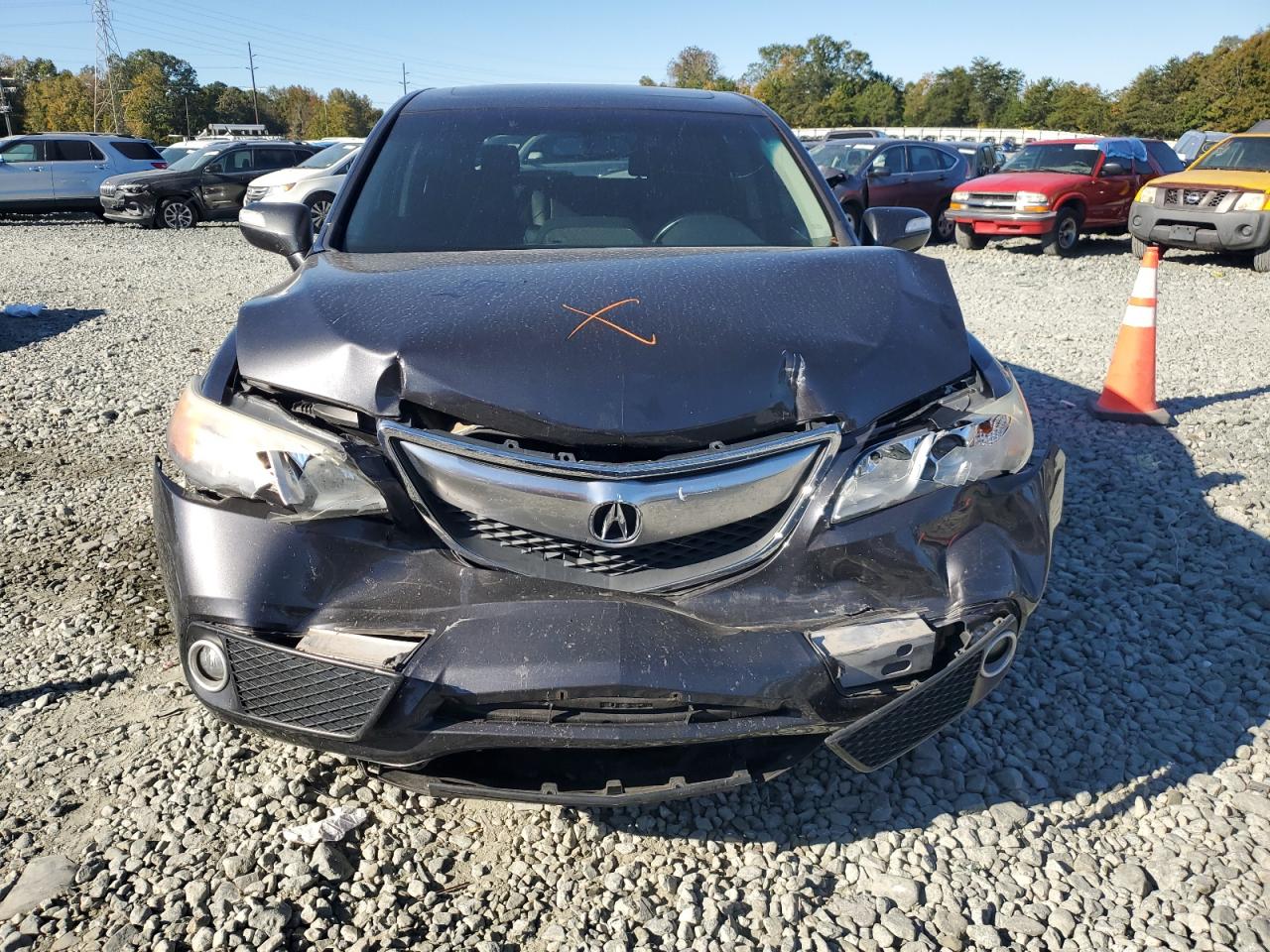 2013 Acura RDX VIN 5J8TB4H5XDL001631 Copart auction photo, front end / minor dent/scratches damage thumbnail 5