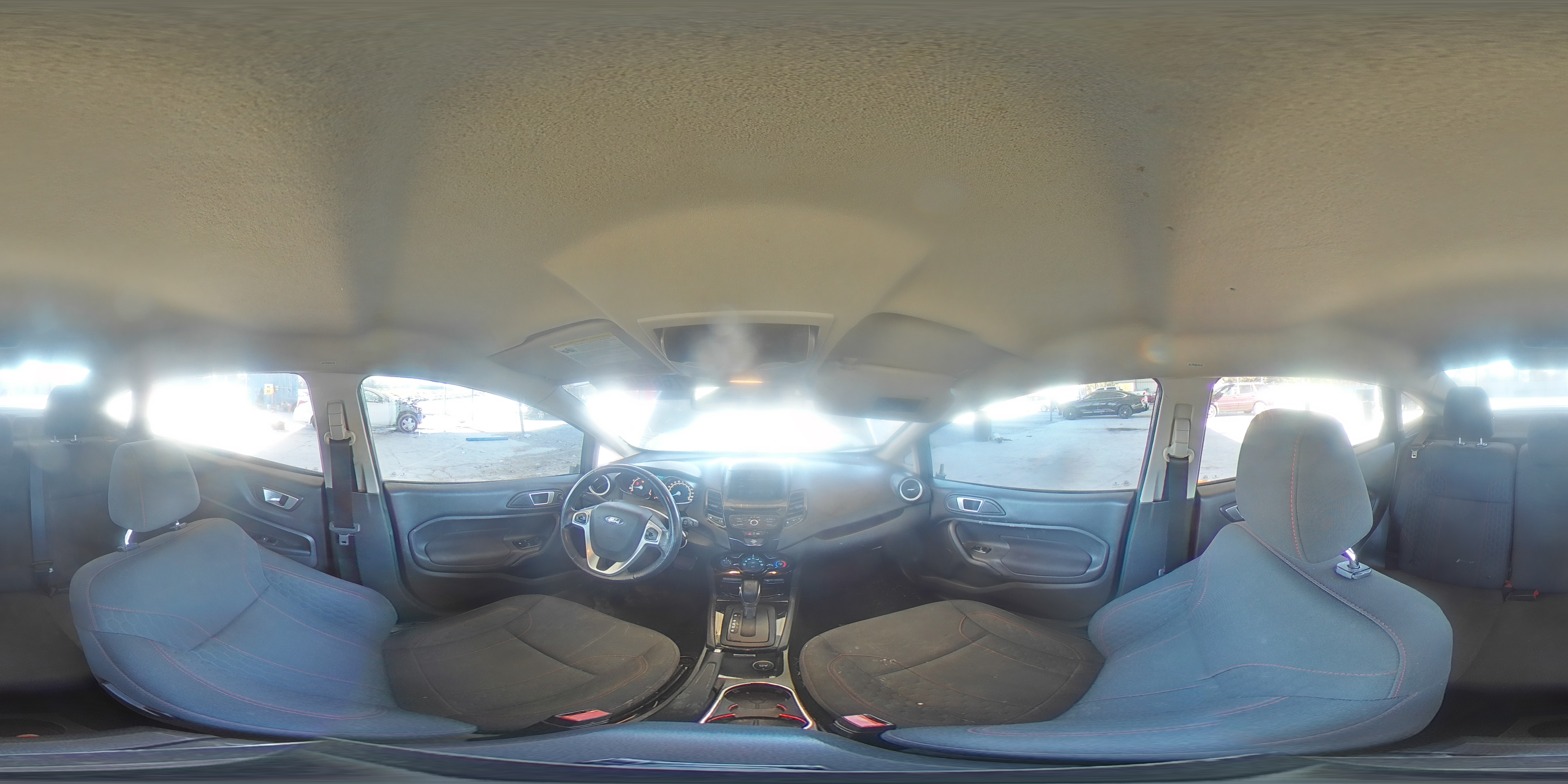 2016 Ford Fiesta VIN 3FADP4BJ8GM137632 Copart auction photo, rear end / side damage thumbnail 13