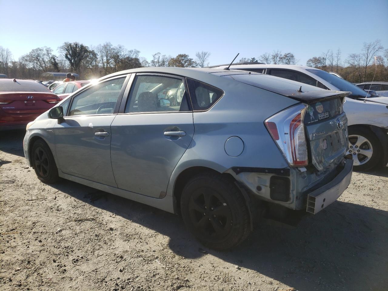 2012 Toyota Prius VIN JTDKN3DU3C1504405 Copart auction photo, rear end damage thumbnail 2