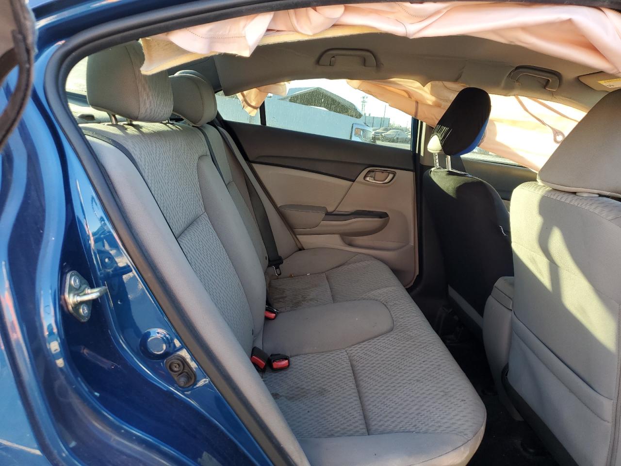 2015 Honda Civic VIN 19XFB2F53FE024151 Copart auction photo, all over damage thumbnail 10