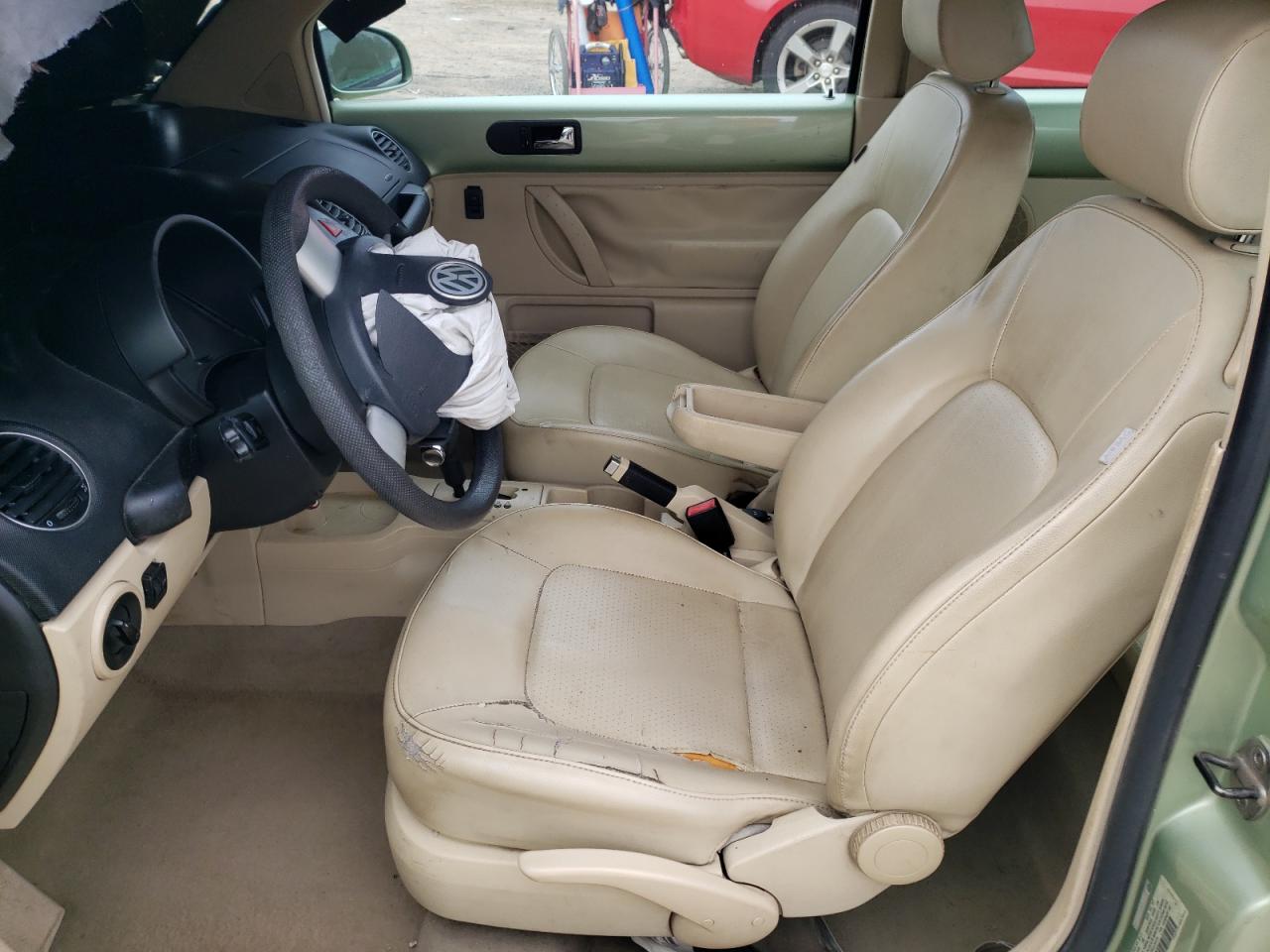 2007 Volkswagen Beetle VIN 3VWPW31C37M513416 Copart auction photo, front end / side damage thumbnail 7