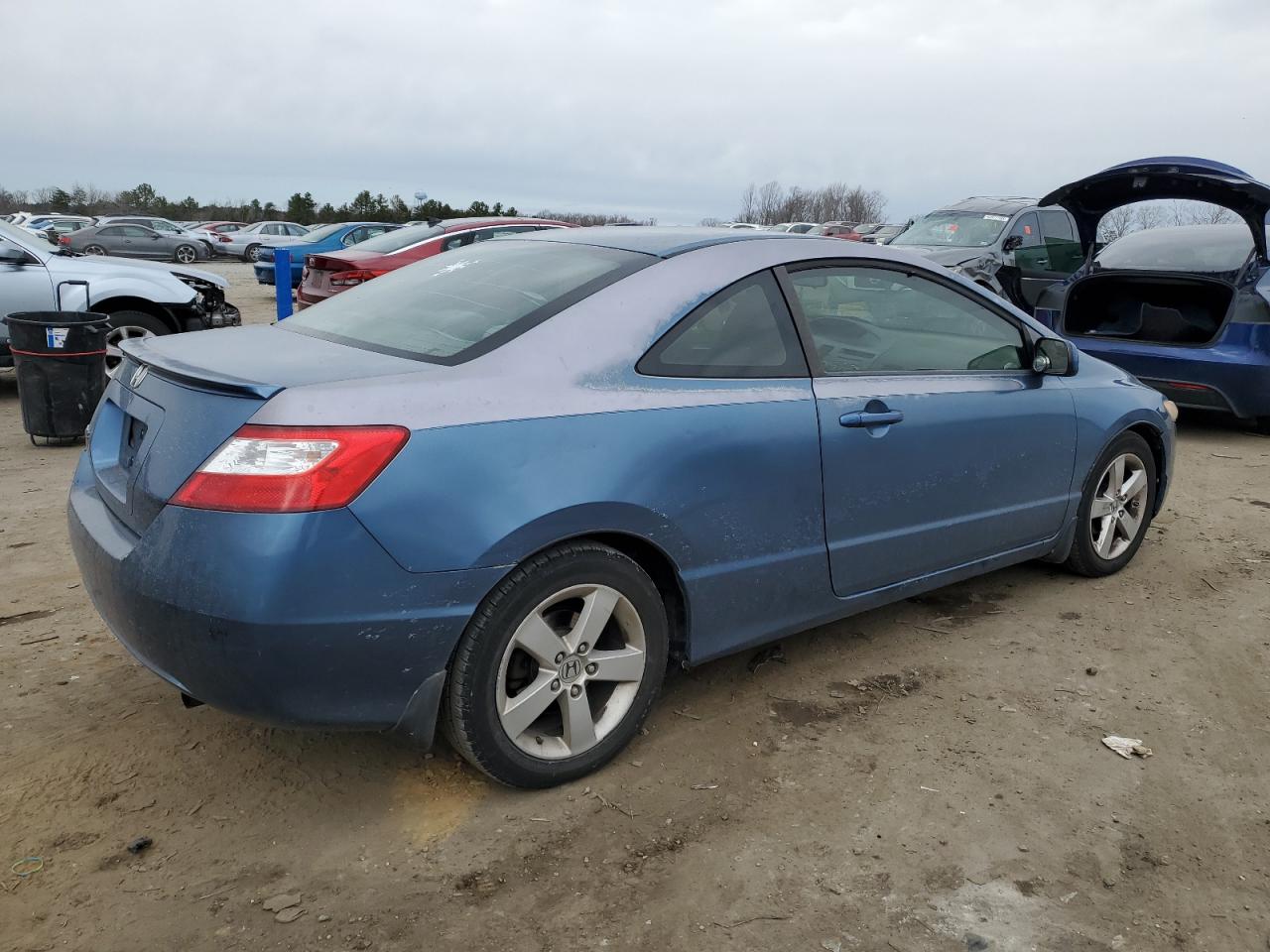 2008 Honda Civic VIN 2HGFG12898H543919 Copart auction photo, rear end / minor dent/scratches damage thumbnail 3