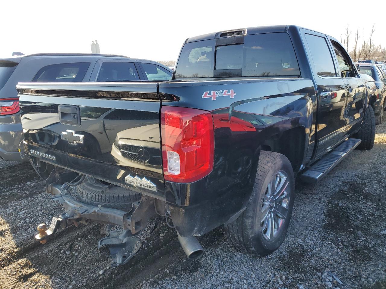 2016 Chevrolet Silverado VIN 3GCUKTEC4GG149954 Copart auction photo, undercarriage / front end damage thumbnail 3