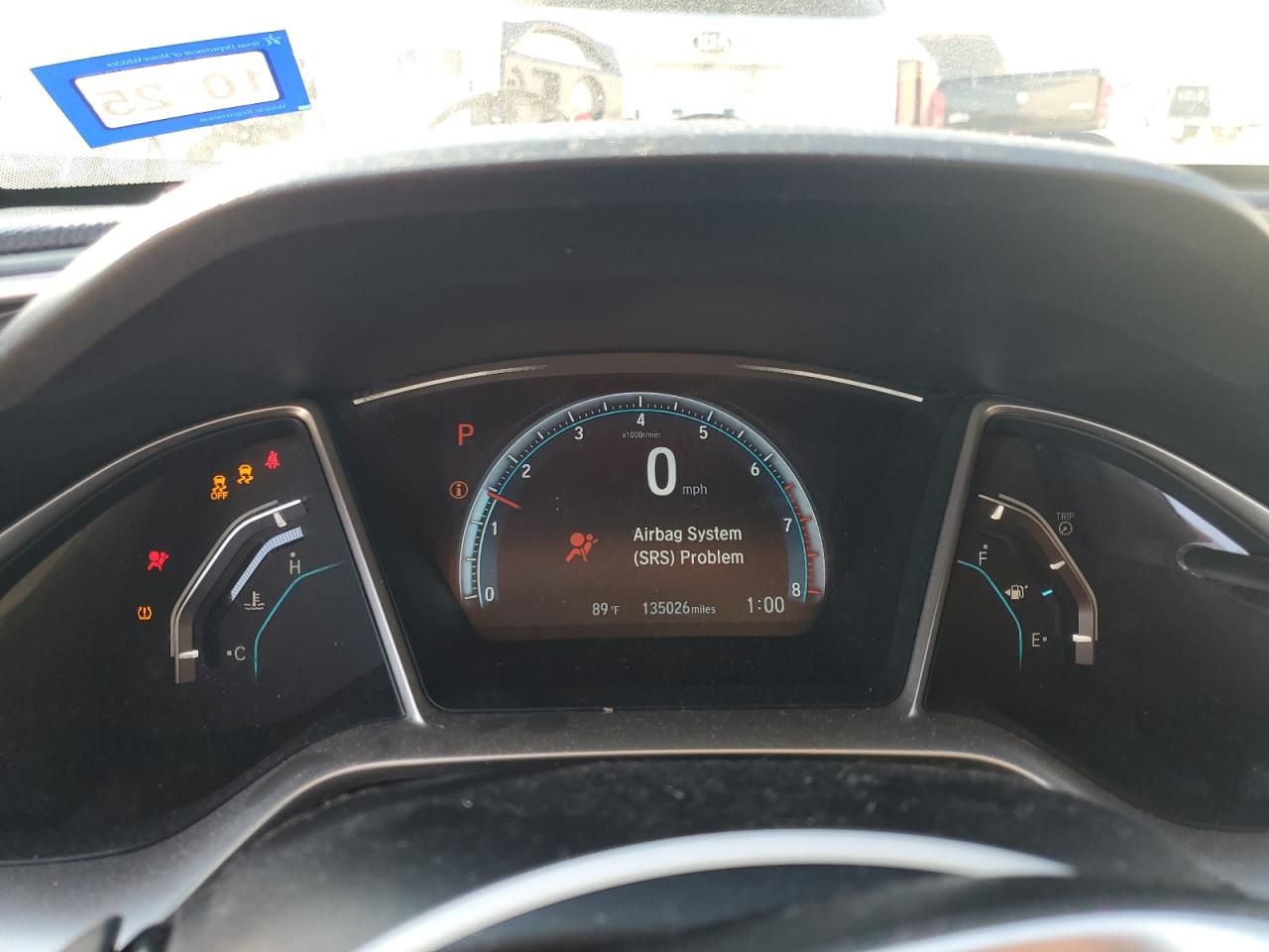 2016 Honda Civic VIN 19XFC1F33GE019927 Copart auction photo, front end damage thumbnail 9