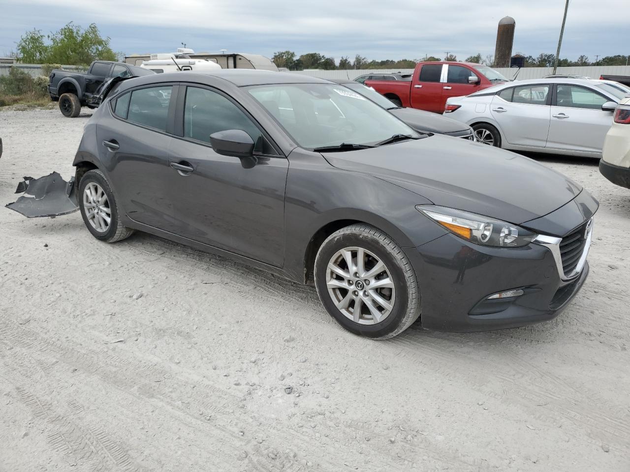 2018 Mazda 3 VIN 3MZBN1K76JM174953 Copart auction photo, rear end damage thumbnail 4