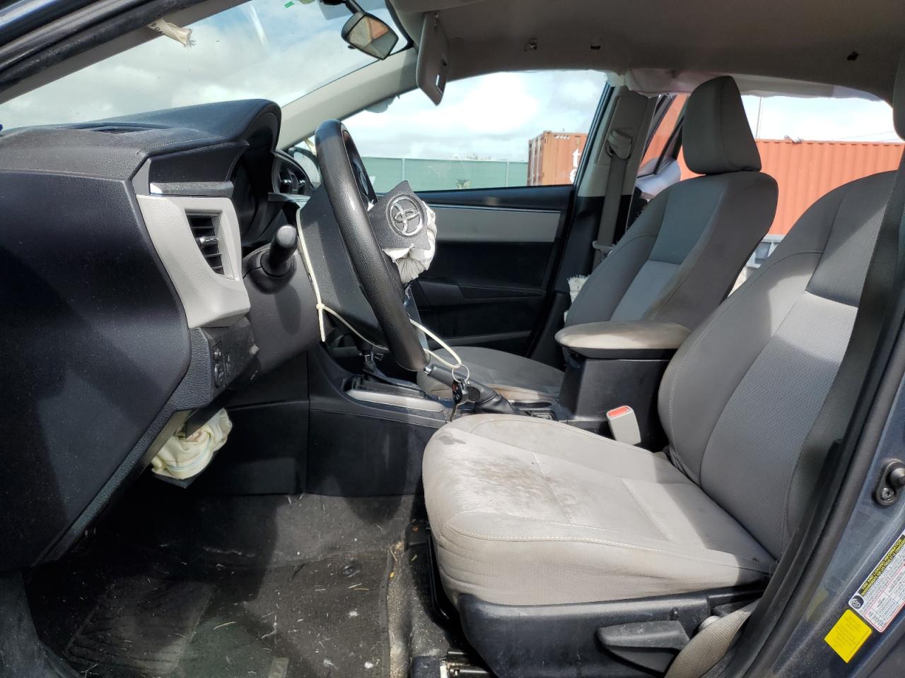 2015 Toyota Corolla VIN 2T1BURHE9FC260655 Copart auction photo, front end / side damage thumbnail 7
