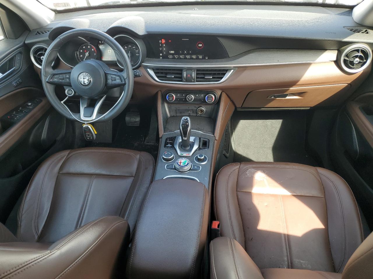 2020 Alfa Romeo Stelvio VIN ZASPAKBN1L7C95354 Copart auction photo, front end / minor dent/scratches damage thumbnail 8