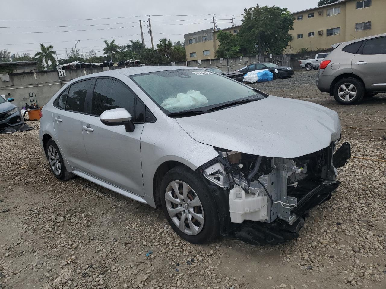 2022 Toyota Corolla VIN JTDEPMAEXN3001181 Copart auction photo, front end / minor dent/scratches damage thumbnail 4