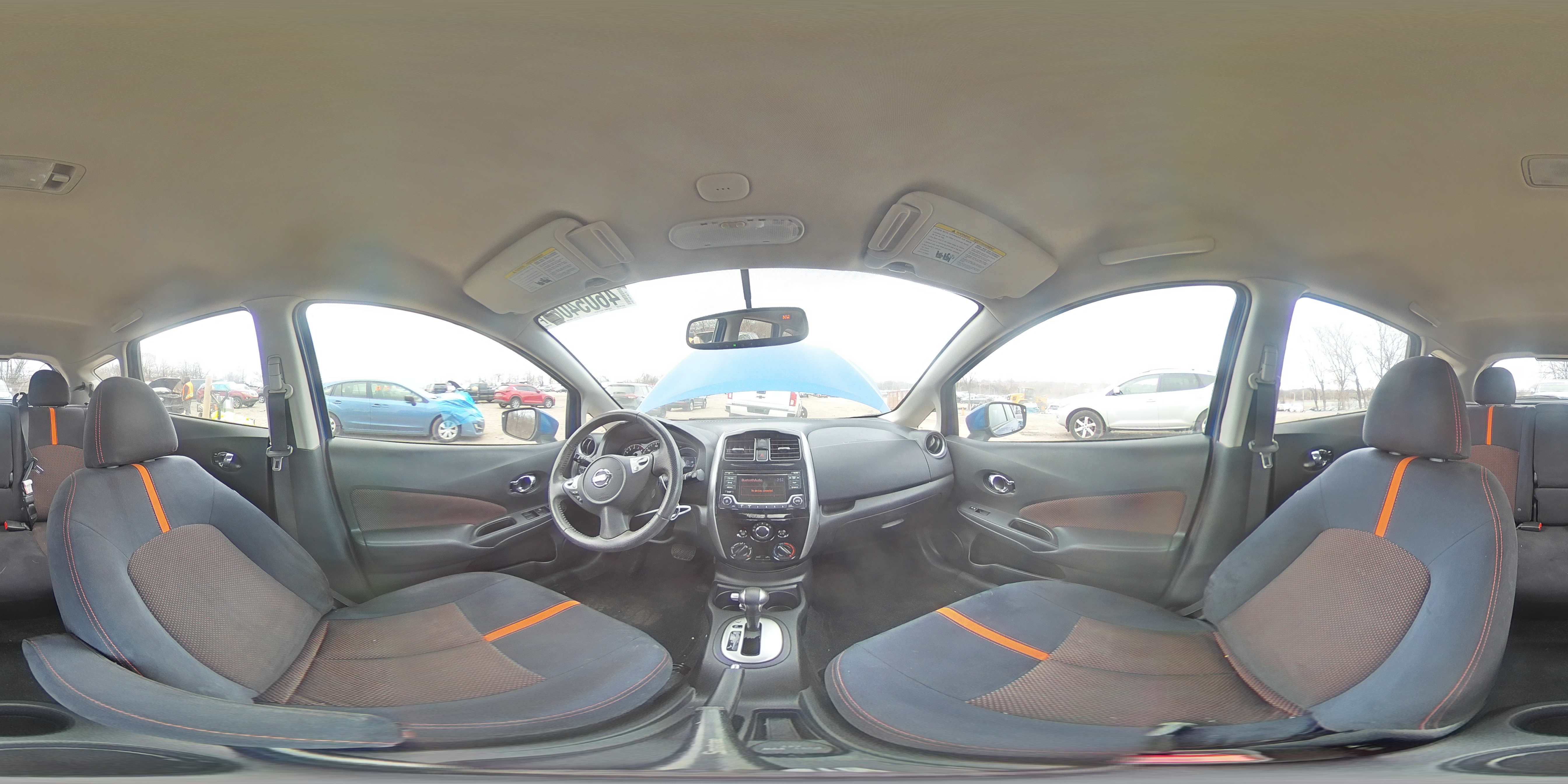 2015 Nissan Versa VIN 3N1CE2CP3FL434107 Copart auction photo, front end damage thumbnail 12