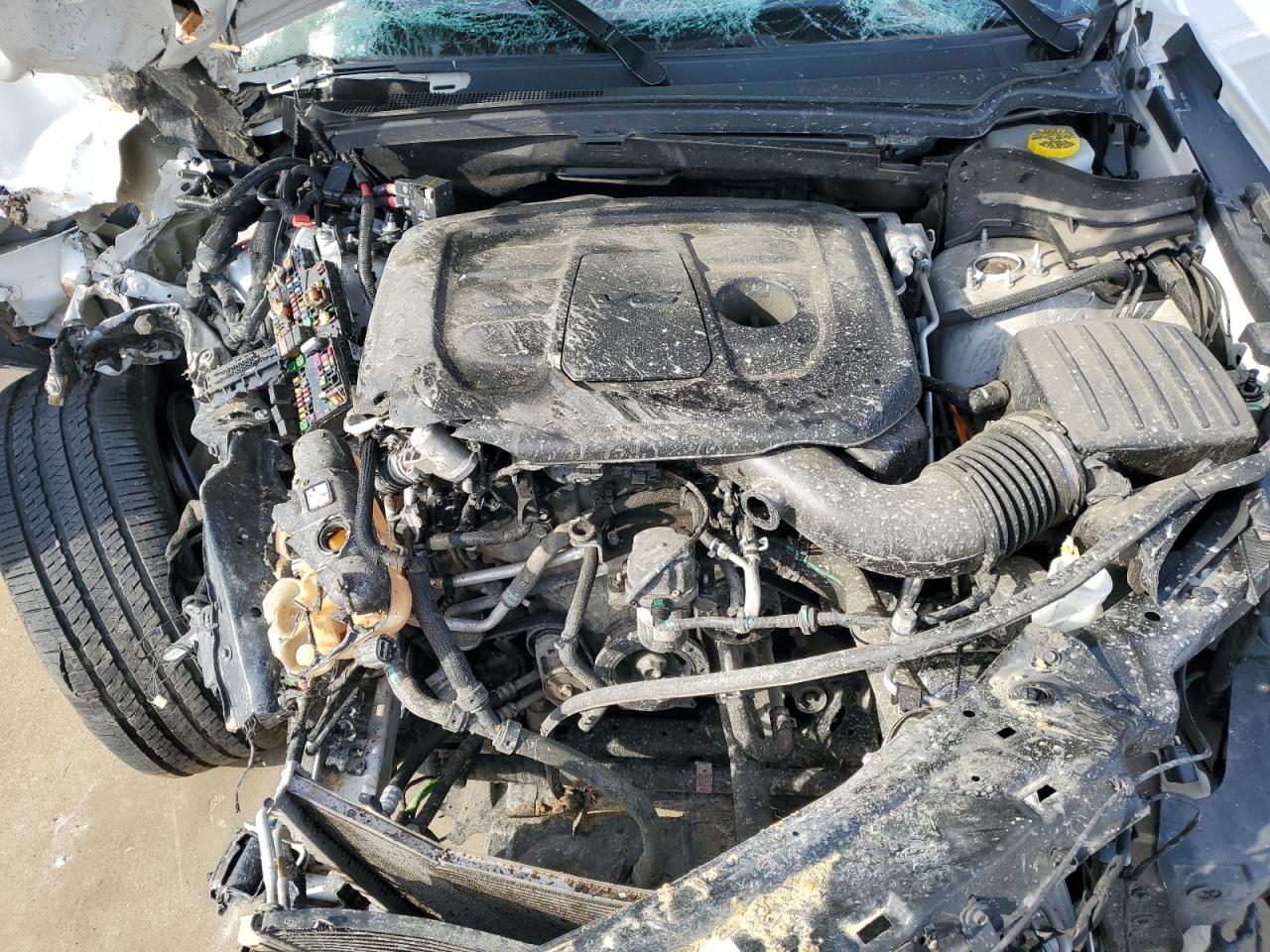 2021 Jeep Grand Cherokee VIN 1C4RJFAG3MC623281 Copart auction photo, front end / mechanical damage thumbnail 12