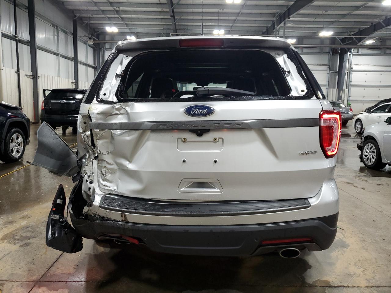 2018 Ford Explorer VIN 1FM5K8D84JGA22926 Copart auction photo, rear end damage thumbnail 6