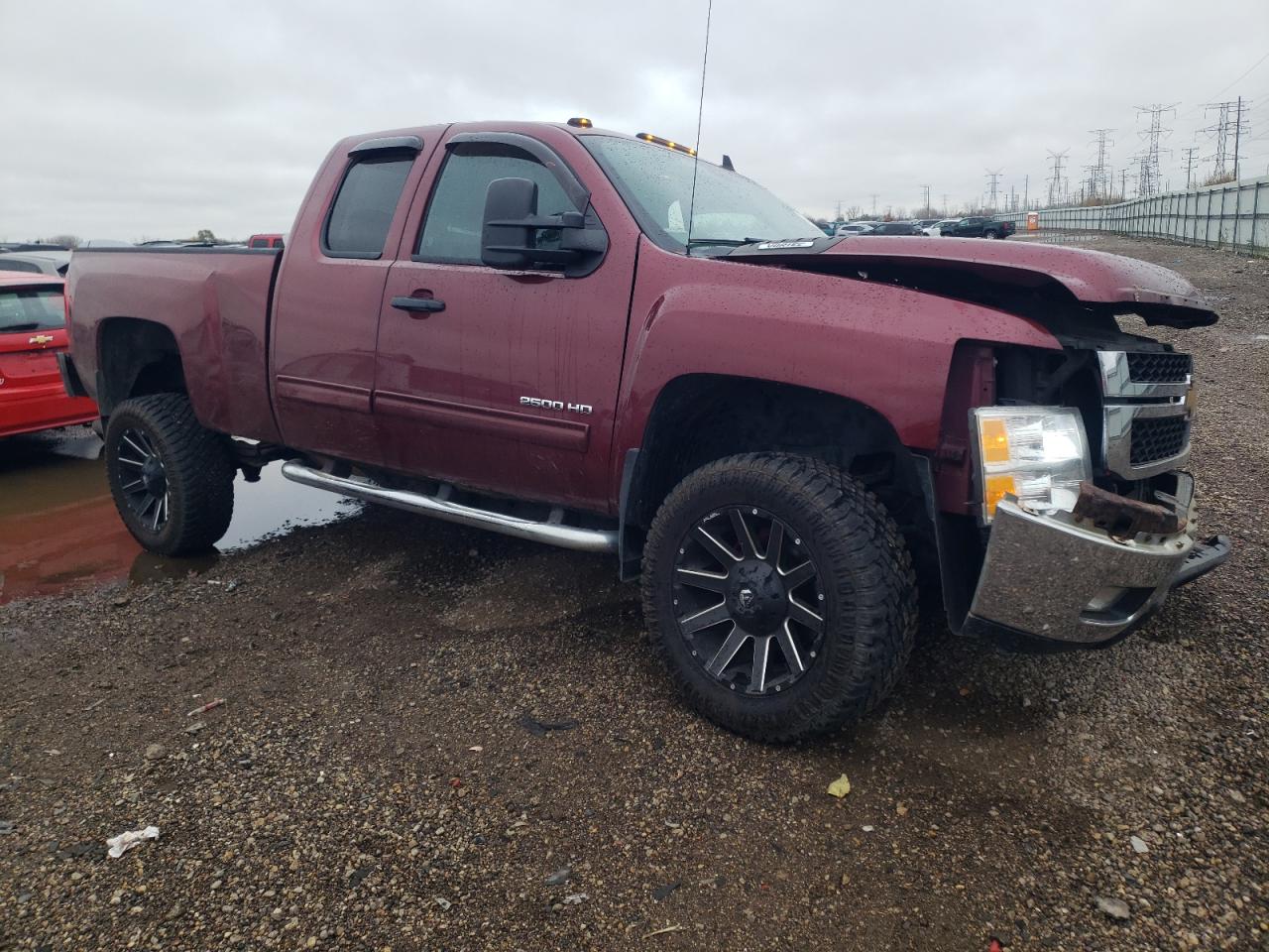 2013 Chevrolet Silverado VIN 1GC2KXCG0DZ117146 Copart auction photo, front end / undercarriage damage thumbnail 4