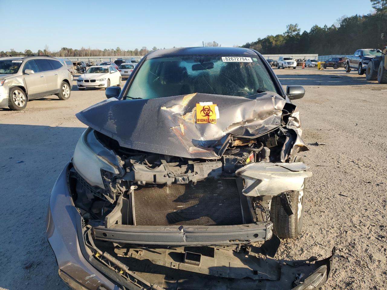 2014 Honda CR-V VIN 3CZRM3H34EG705733 Copart auction photo, front end / rear end damage thumbnail 5