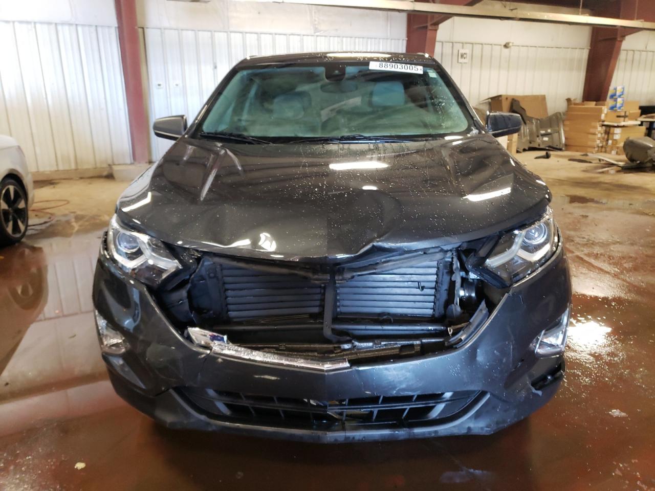 2021 Chevrolet Equinox VIN 2GNAXHEV1M6153249 Copart auction photo, front end / side damage thumbnail 5