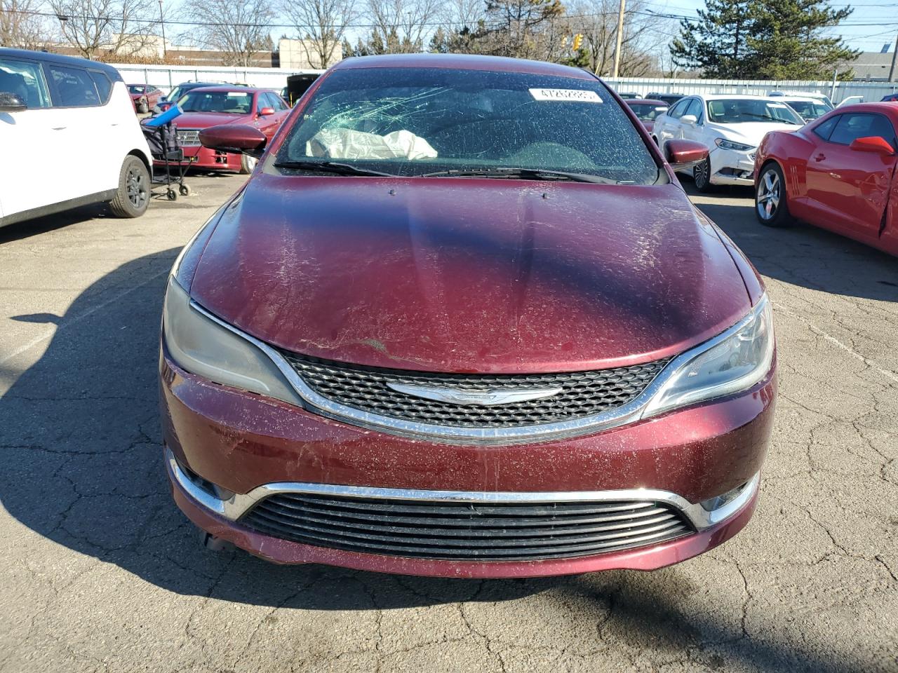 2015 Chrysler 200 VIN 1C3CCCBBXFN688593 Copart auction photo, all over damage thumbnail 5
